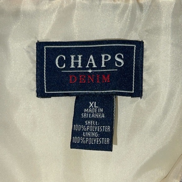 NEW Chaps Women's Puffer Vest Zebra Print Full Zip SEE OTHER LISTING!! - Picture 4 of 5